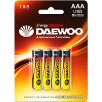 Daewoo LR03 BL-4 Energy Alkaline AAA 4 шт.