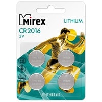 Mirex CR2016 4 шт 23702-CR2016-E4