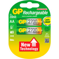 GP AA 2550mAh 2 шт. (270AAHC)