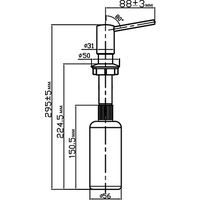 Omoikiri OM-02-PVD-GM (вороненая сталь) Image #2