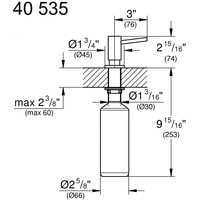 Grohe Cosmopolitan 40535BE0 (полированный никель) Image #3