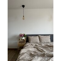 Царство сновидений Вареный хлопок Бежевая клетка 150-0140 (2-сп, нав. 50x70) Image #2