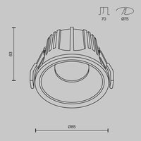 Technical Alfa LED DL043-01-15W3K-RD-W Image #9