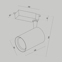 Technical Vuoro TR003-1-15W3K-M-B Image #7