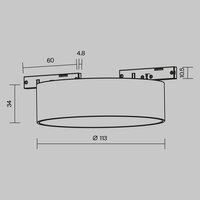 Technical Zon TR189-1-12W3K-BW Image #7