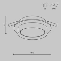 Technical Hoop DL086-GX53-RD-BG Image #7