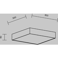 Technical Zon C032CL-36W4K-SQ-W Image #8