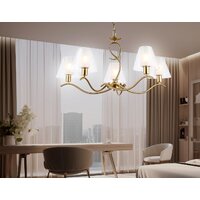 Ambrella LH57091/5 BS/FR (латунь/белый матовый) Image #7