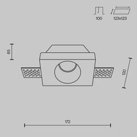 Technical Gyps Modern DL001-WW-01-W Image #6