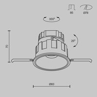 Technical Wise DL057-10W3K-W Image #11