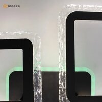 Estares Oval Ice RGB 75W 5S-APP-725х500х93-BLACK/CLEAR-220-IP20 Image #3