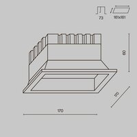 Technical Okno DL056-24W3-4-6K-W Image #6