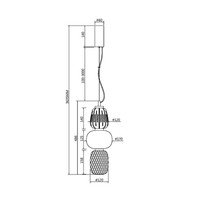 Maytoni Pattern MOD267PL-L28CH3K Image #4