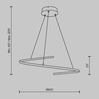 Maytoni Curve MOD242PL-L33BK Image #8