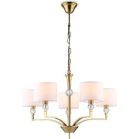 Ambrella LH71131/5 BS/WH (латунь/белый) Image #2
