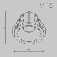 Maytoni Alfa LED DL043-01-10W4K-RD-W Image #7