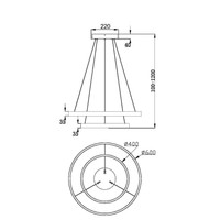 Maytoni Rim MOD058PL-L55BSK Image #5