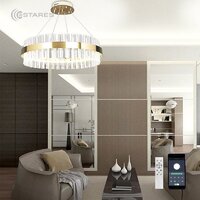 Estares Sofia 100W R-APP-500x1000-Gold/Clear-220-IP20_Ч Image #6