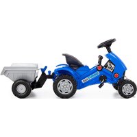 Полесье Каталка-трактор с педалями Turbo-2 с полуприцепом 84651 Image #5