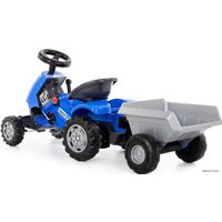 Полесье Каталка-трактор с педалями Turbo-2 с полуприцепом 84651 Image #3