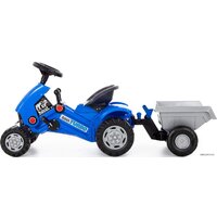 Полесье Каталка-трактор с педалями Turbo-2 с полуприцепом 84651 Image #2