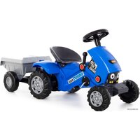 Полесье Каталка-трактор с педалями Turbo-2 с полуприцепом 84651 Image #6