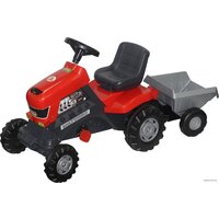 Полесье Каталка-трактор с педалями Turbo с полуприцепом [52681]