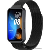 Rumi Milanese loop металлический для Huawei Band 8/9 (черный) Image #2