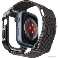 Spigen Metal Fit Pro для Apple Watch (45/44 мм) (темно-серый) Image #3