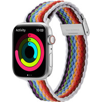 Dux Ducis Strap Mixture II Version для Apple Watch 41мм/40мм/38мм (pale stripes) Image #1