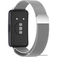 Rumi Milanese loop металлический для Huawei Band 8/9 (серебристый) Image #3