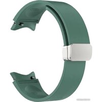 Rumi Flex Buckle силиконовый для Samsung Galaxy Watch4/5/6 (20 мм, зеленый)