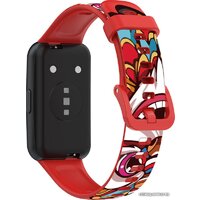 Rumi силиконовый для Huawei Band 7 Samurai cartoon Image #3