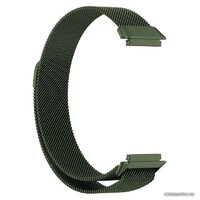 Rumi Milanese loop металлический для Huawei Band 7 (темно-зеленый) Image #3