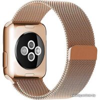 Rumi Milanese loop металлический для Apple Watch 42/44/45mm (красное золото) Image #1