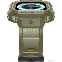 Spigen Rugged Armor Pro для Apple Watch Ultra (49 мм) (зеленый/хаки) Image #5