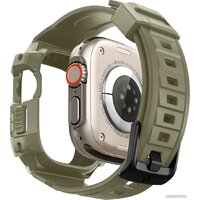 Spigen Rugged Armor Pro для Apple Watch Ultra (49 мм) (зеленый/хаки) Image #4