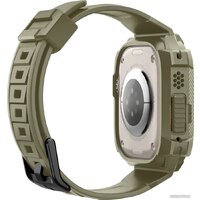 Spigen Rugged Armor Pro для Apple Watch Ultra (49 мм) (зеленый/хаки) Image #13