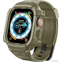 Spigen Rugged Armor Pro для Apple Watch Ultra (49 мм) (зеленый/хаки) Image #2