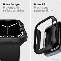 Spigen Thin Fit для Apple Watch (45 мм) ACS04174 (черный) Image #8
