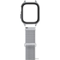 Spigen Metal Fit Pro для Apple Watch (45/44 мм) (серебристый) Image #8