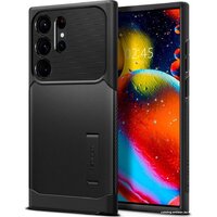 Spigen Slim Armor для Galaxy S23 Ultra ACS05641 (черный)