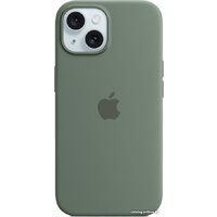 Чехол для телефона Apple MagSafe Silicone Case для iPhone 15 (кипарис) - Изображение №1 — Chaika Market