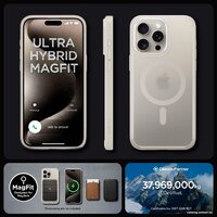 Spigen Ultra Hybrid (MagFit) для iPhone 15 Pro ACS07215 (серый) Image #10