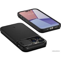 Spigen Optik Armor (MagFit) для iPhone 14 Pro ACS04993 (черный) Image #7