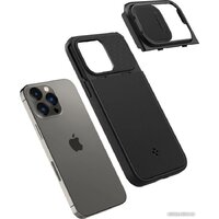 Spigen Optik Armor (MagFit) для iPhone 14 Pro ACS04993 (черный) Image #8