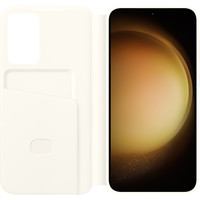 Samsung Smart View Wallet Case S23+ (кремовый) Image #3