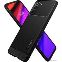 Spigen Rugged Armor для Galaxy S21 ACS02421 (черный матовый)