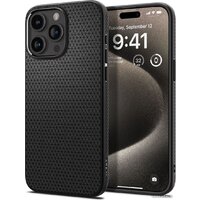 Spigen Liquid Air для iPhone 15 Pro Max ACS06562 (черный) Image #1