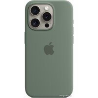 Чехол для телефона Apple MagSafe Silicone Case для iPhone 15 Pro (кипарис) - Изображение №1 — Chaika Market
